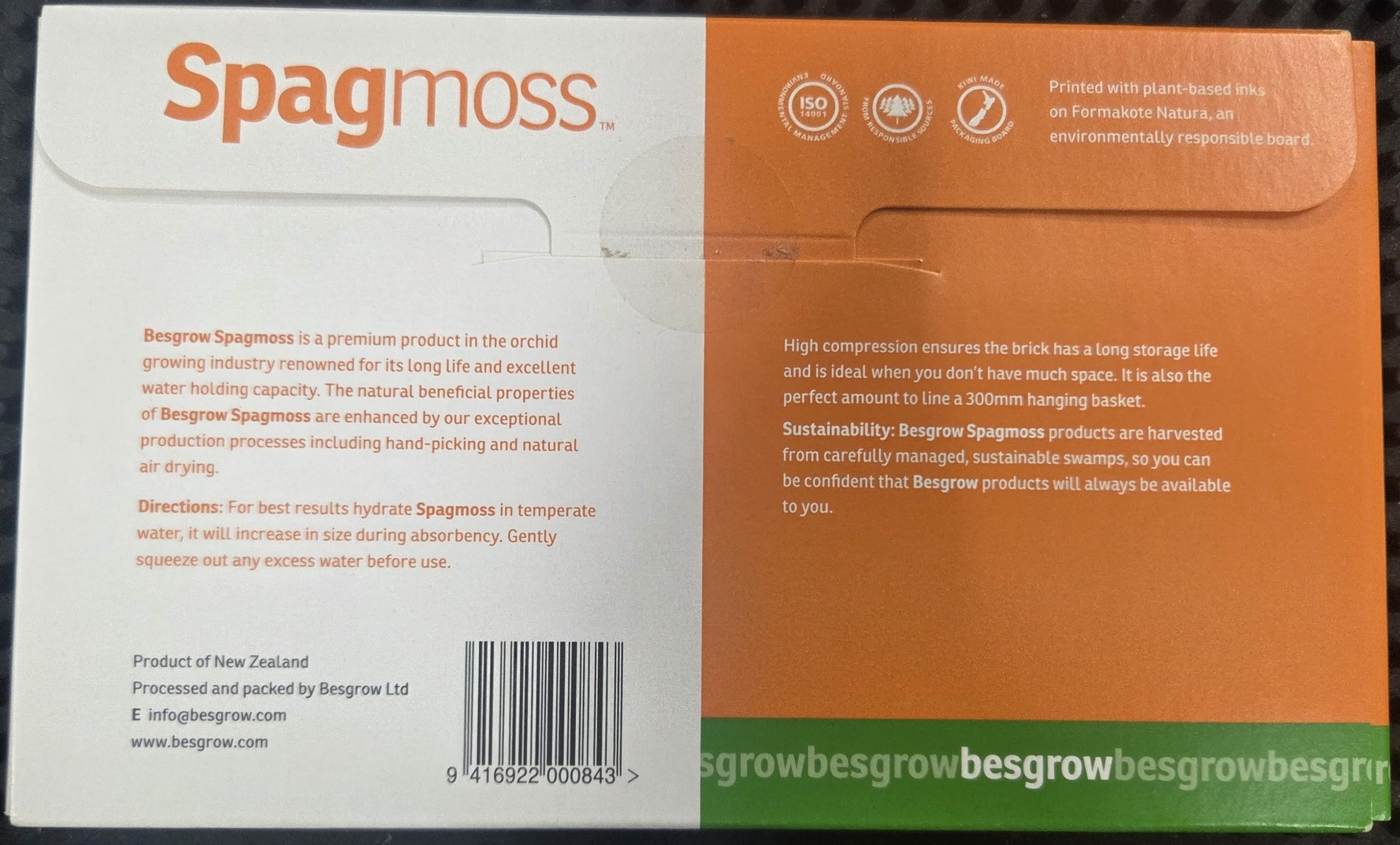 besgrow Premium New Zealand Sphagnum Moss - Image 5